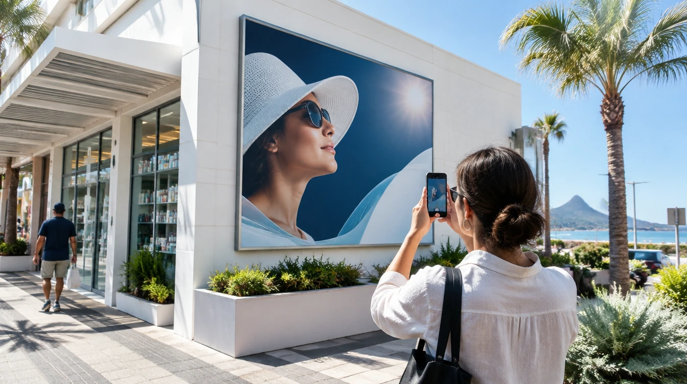 Concept field-verification photograph in a Beiersdorf / NIVEA-inspired campaign context