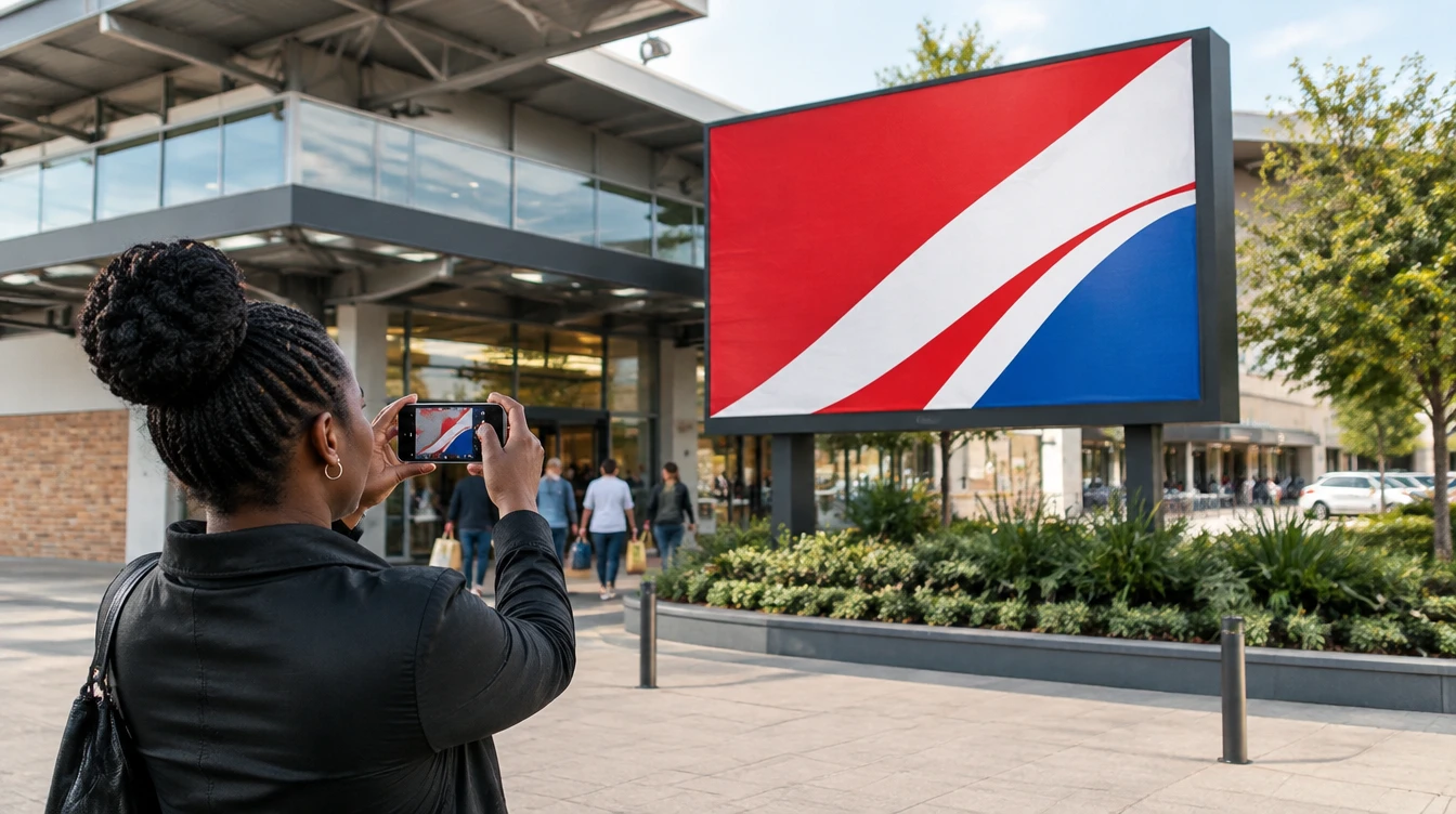 Concept field-verification photograph in a Pick n Pay-inspired campaign context
