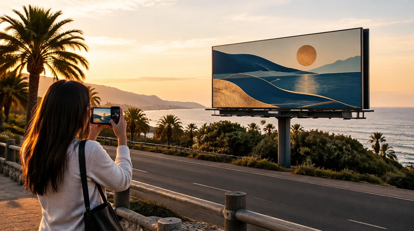 Concept field-verification photograph in a SAB / AB InBev-inspired campaign context