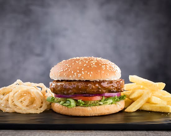 Spur burger used in the 2Klip menu choice game